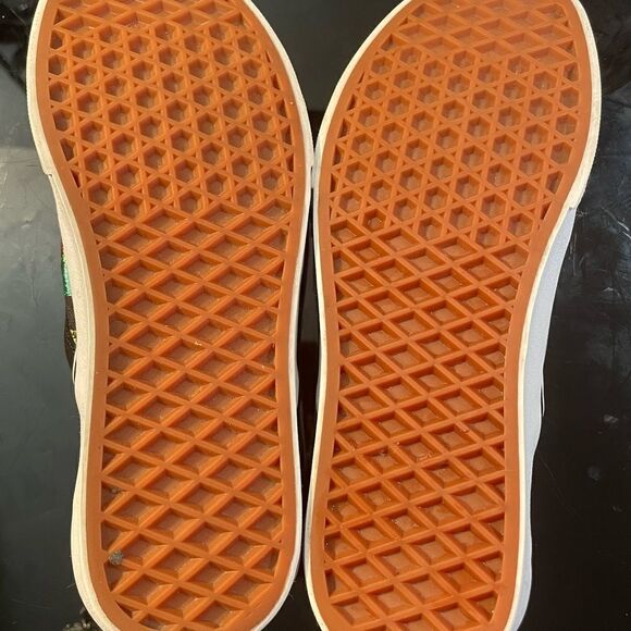 Vans Off the Wall Multicolored Foil Sneakers Slip On Shoes Size Men 5 Wom 6.5 - Picture 6 of 10